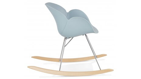 Fauteuil à bascule Bleu - MILA
