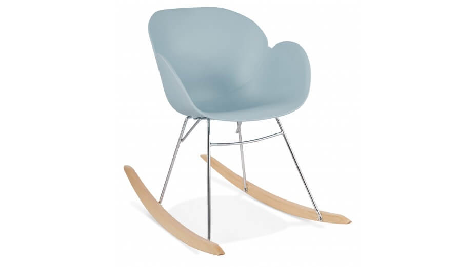 Fauteuil à bascule Bleu - MILA