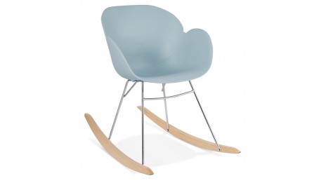 Fauteuil à bascule Bleu - MILA