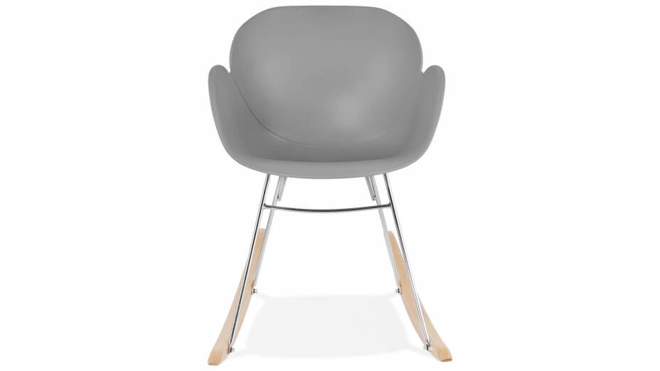 Fauteuil à bascule Gris - MILA Fauteuil à bascule Gris - MILA