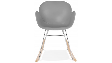 Fauteuil à bascule Gris - MILA