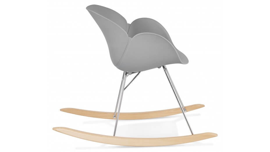 Fauteuil à bascule Gris - MILA