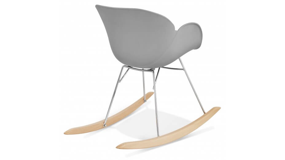Fauteuil à bascule Gris - MILA