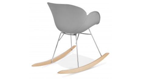 Fauteuil à bascule Gris - MILA