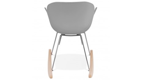 Fauteuil à bascule Gris - MILA
