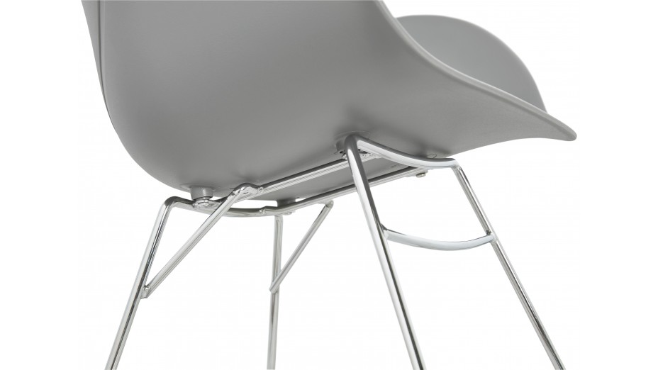 Fauteuil à bascule Gris - MILA
