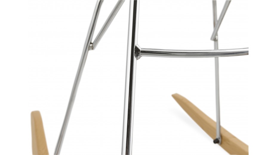 Fauteuil à bascule Gris - MILA