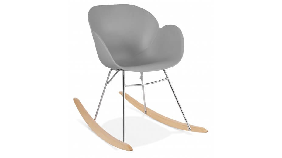 Fauteuil à bascule Gris - MILA