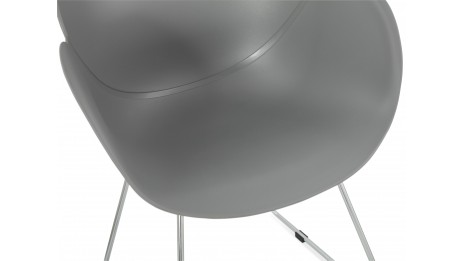 Fauteuil design Gris - MILO
