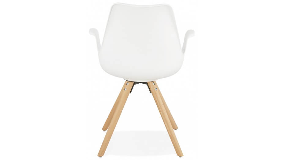 Fauteuil moderne Blanc - LEON