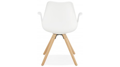 Fauteuil moderne Blanc - LEON