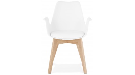 Fauteuil moderne Blanc - LEONI