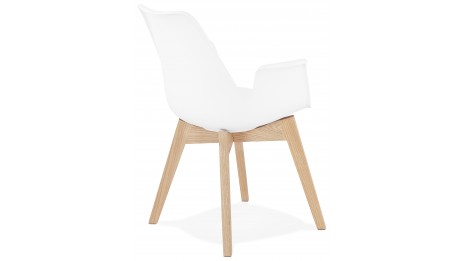 Fauteuil moderne Blanc - LEONI