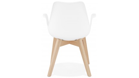 Fauteuil moderne Blanc - LEONI