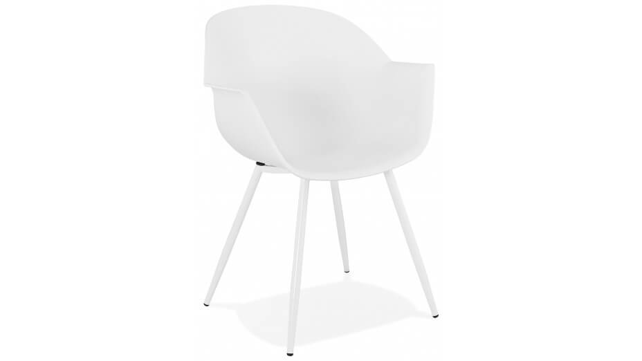 Fauteuil design Blanc - MILAN Fauteuil design Blanc - MILAN