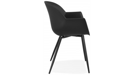 Fauteuil design Noir - MILAN