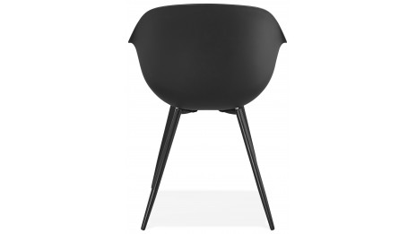 Fauteuil design Noir - MILAN