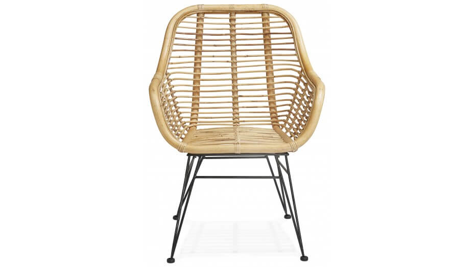 Fauteuil rotin naturel - MOLLY