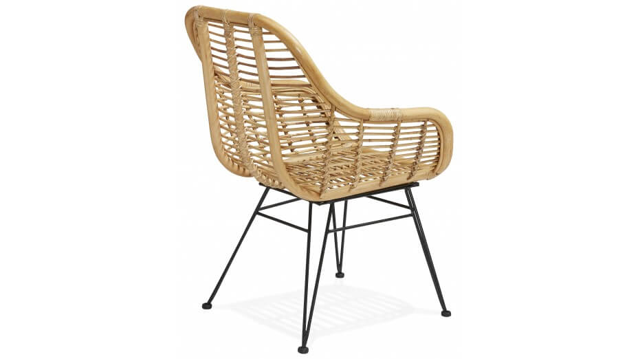 Fauteuil rotin naturel - MOLLY
