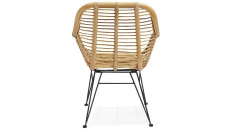 Fauteuil rotin naturel - MOLLY