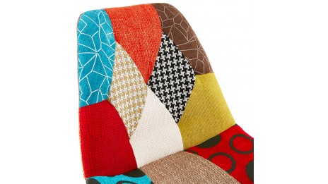 Tabouret snack Mi-hauteur tissu patchwork - Ninon