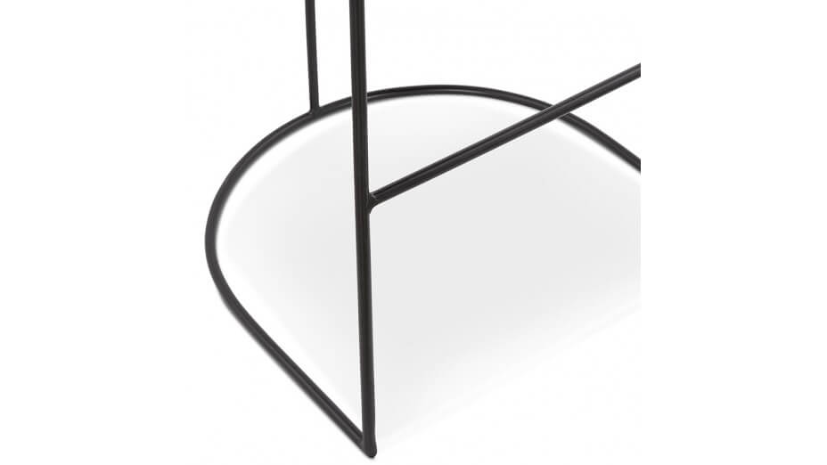 Tabouret de bar industriel bois et métal - Hector