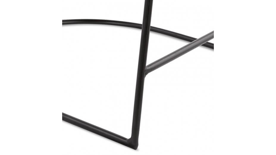 Tabouret snack Mi-hauteur bois et métal - Hector