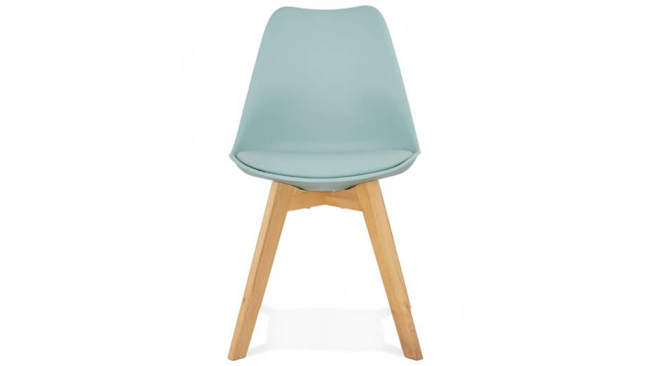Chaise bleu pied bois - Trendy Chaise bleu pied bois - Trendy