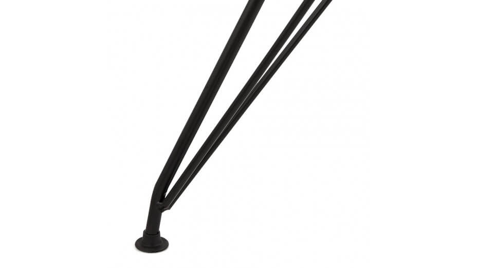 Chaise design Rose pied noir - Lassy