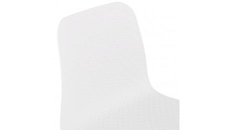 Chaise style scandinave blanche - CARO