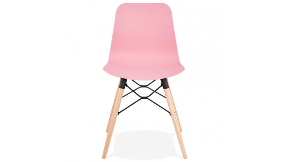 Chaise style scandinave rose - CARO Chaise style scandinave rose - CARO