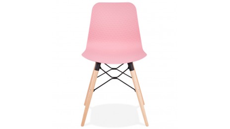 Chaise style scandinave rose - CARO