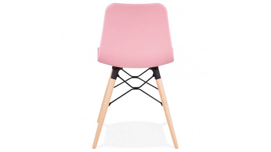 Chaise style scandinave rose - CARO