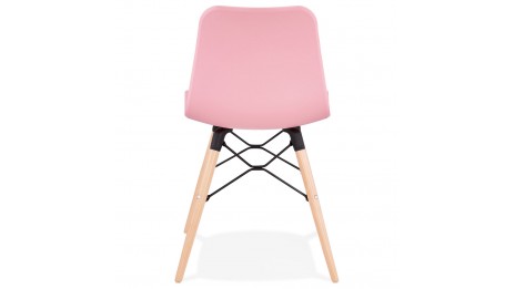 Chaise style scandinave rose - CARO