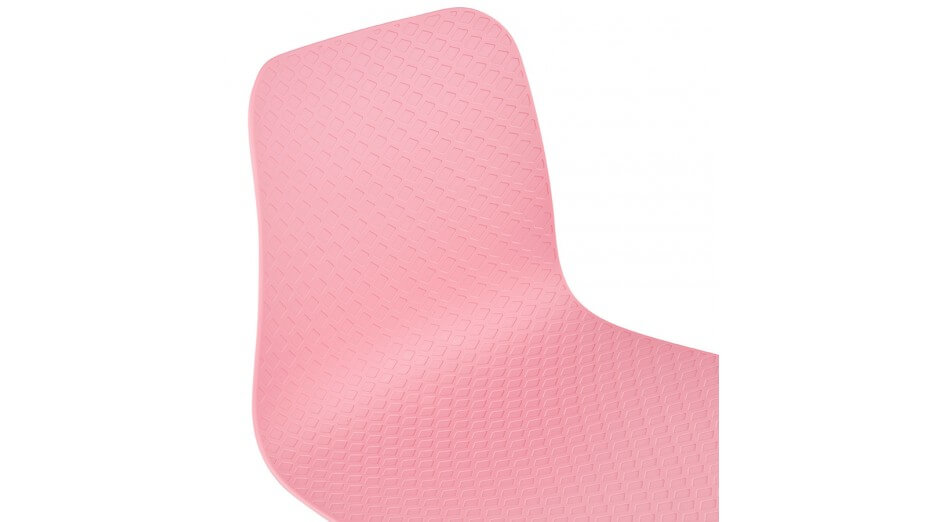 Chaise style scandinave rose - CARO