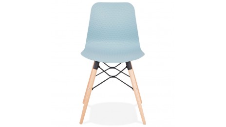 Chaise style scandinave bleu - CARO