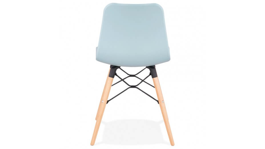 Chaise style scandinave bleu - CARO