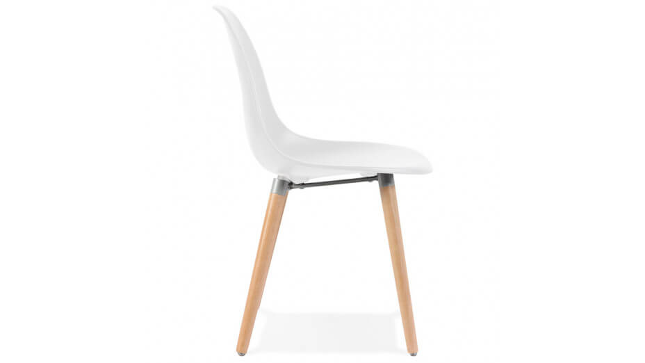 Chaise scandinave blanche - VERA