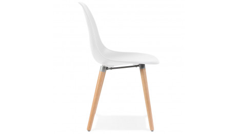 Chaise scandinave blanche - VERA