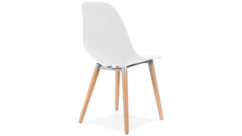 Chaise scandinave blanche - VERA