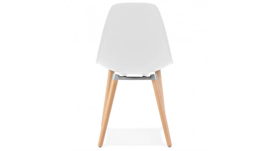 Chaise scandinave blanche - VERA