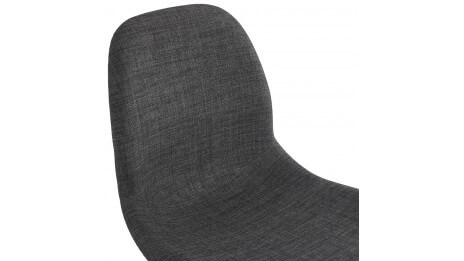 Chaise scandinave Tissu gris anthracite - CARRY