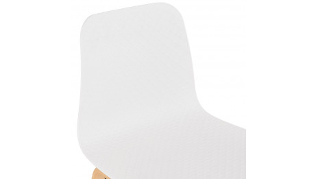 Chaise design blanche - Julia