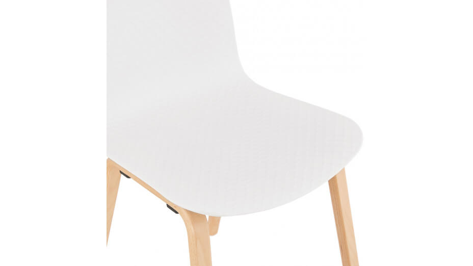 Chaise design blanche - Julia