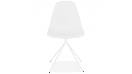 Chaise blanche design - Laly