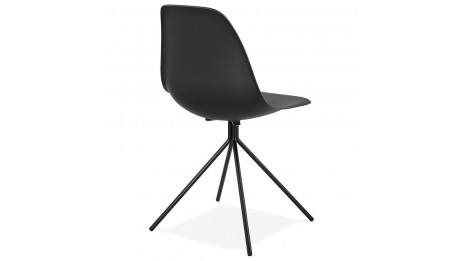 Chaise noire design - Laly