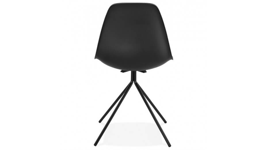 Chaise noire design - Laly