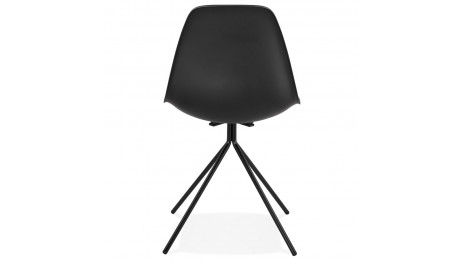 Chaise noire design - Laly