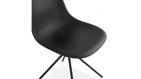 Chaise noire design - Laly