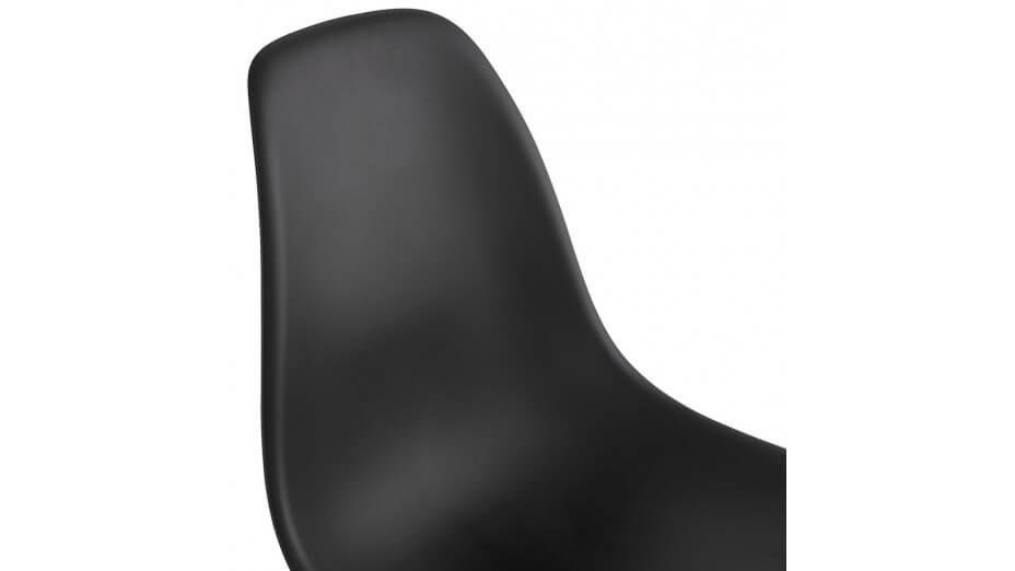 Chaise noire design - Laly